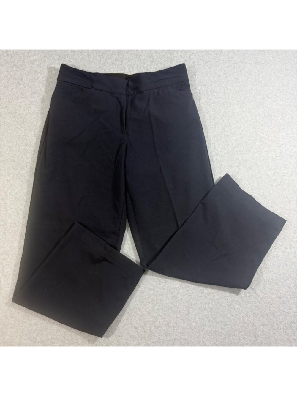 Briggs Women's Size 10S Navy Blue Straight Leg Dress Pants Stretch Career